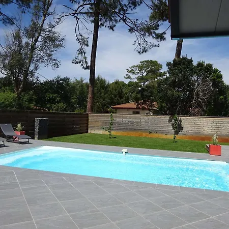 De Luxe 4* Avec Piscine Chauffee, Wifi Et Garage A - 10 Pers. Non-fumeur - Fr-1-521-236 Biscarrosse